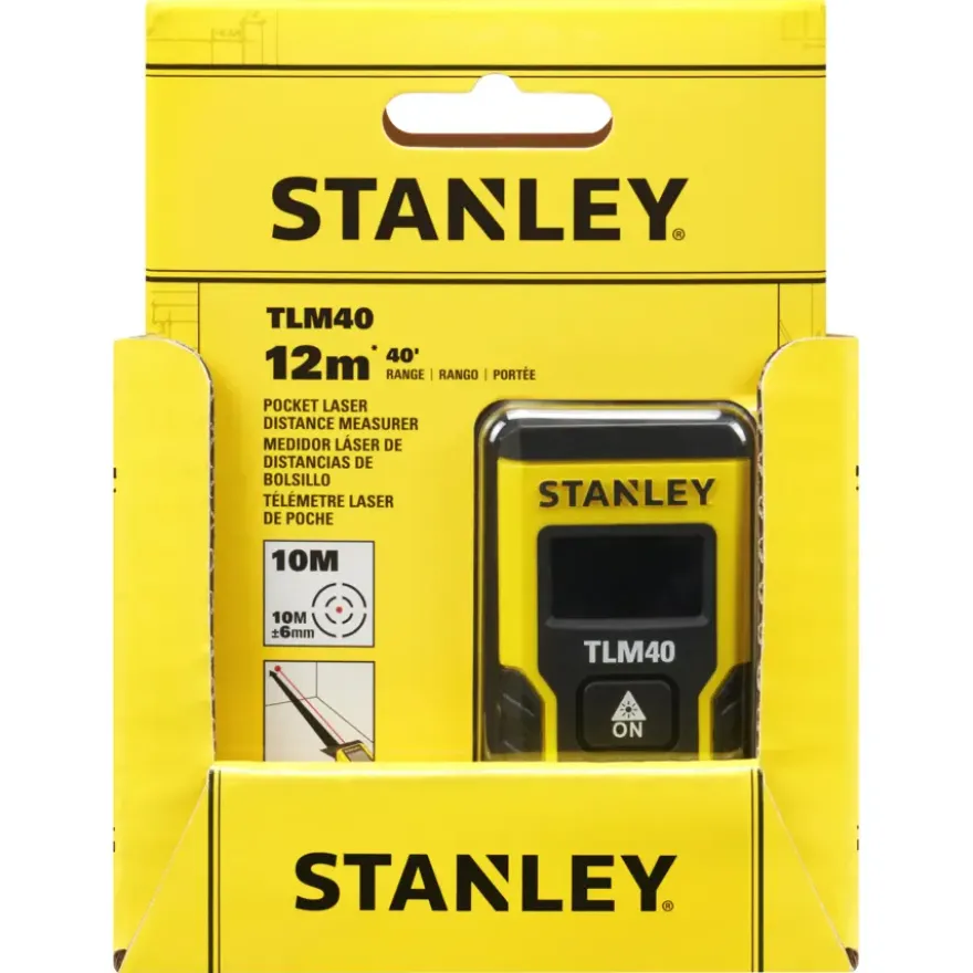 Stanley laser afstandsmeter pocket 12M