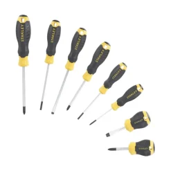 Stanley schroevendraaierset Cushiongrip 8 delig