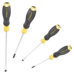 Stanley schroevendraaierset Cushiongrip 4 delig
