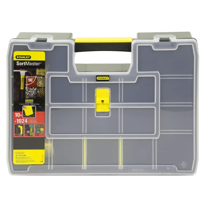 Stanley SortMaster assortimentsdoos zwart/geel