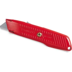 Stanley veiligheidsmes metaal rood 155 mm