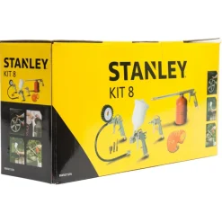 STANLEY luchtgereedschapset 8-delig