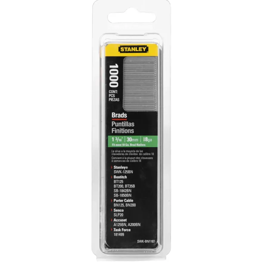 Stanley nagels type J lengte 30mm - 1000st.