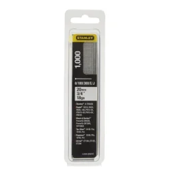 Stanley nagels type j 2x20mm 1000st