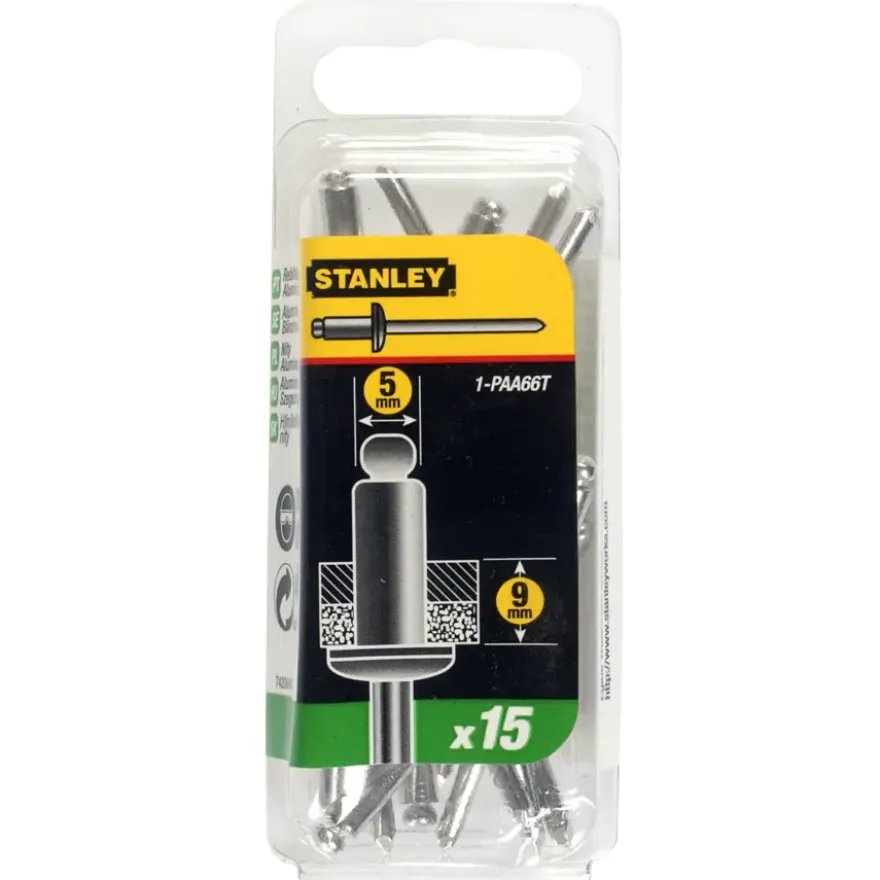 Stanley popnagel 5x9mm