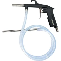 Stanley Zandstraalpistool met Slang voor Compressor - Max. 8Bar - 250L/Min - Zwart