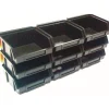 Stapelbakjes type B1 set 9 stuks met kunststof strip