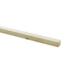 Steigerhouten lat ca. 29x30 mm, lengte 250 cm onbehandeld