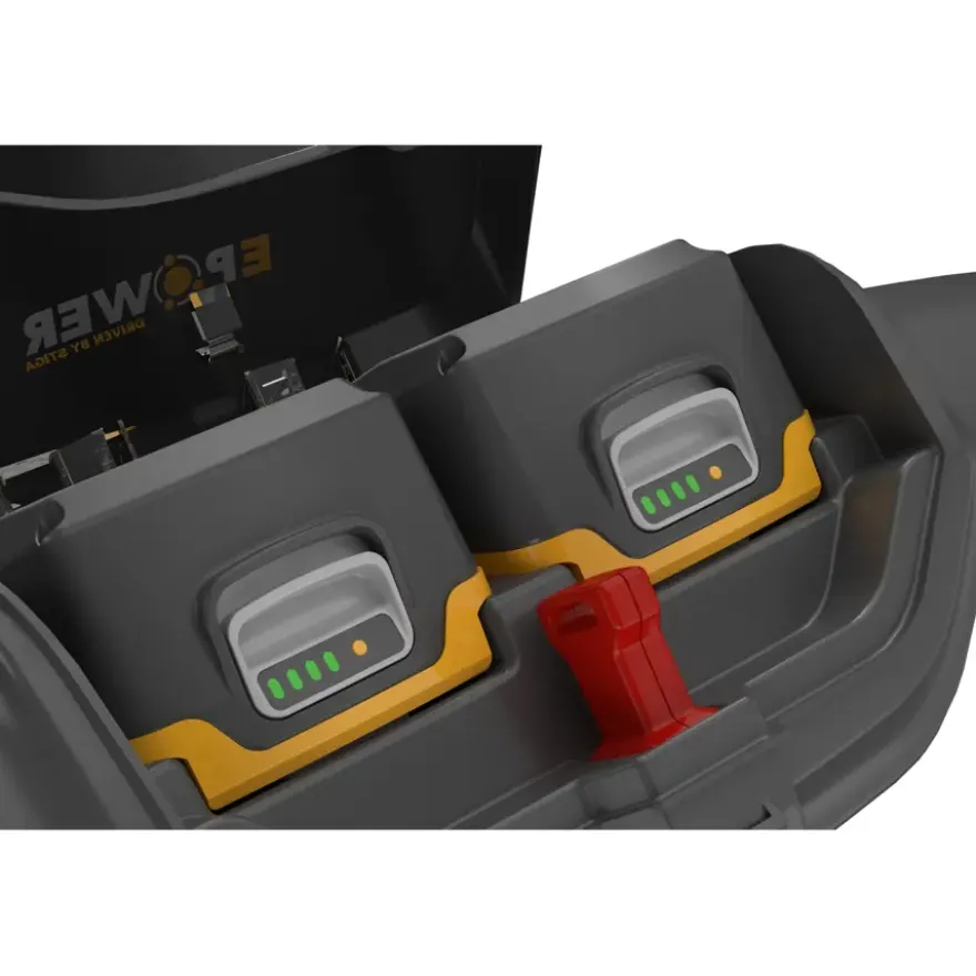 STIGA 2x20V grasmaaier / zweefmaaier 30cm incl. twee 4,0Ah accu's + dubbele lader