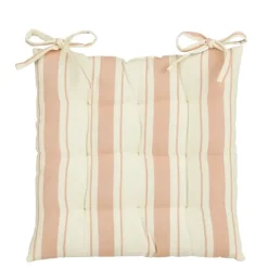 Stoelkussen 40 x 40 x 5 cm beige