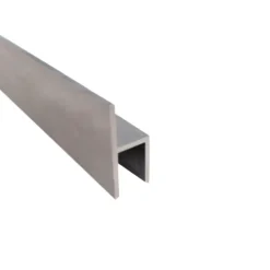 Stoelprofiel mat aluminium 26x8x1x1000 mm