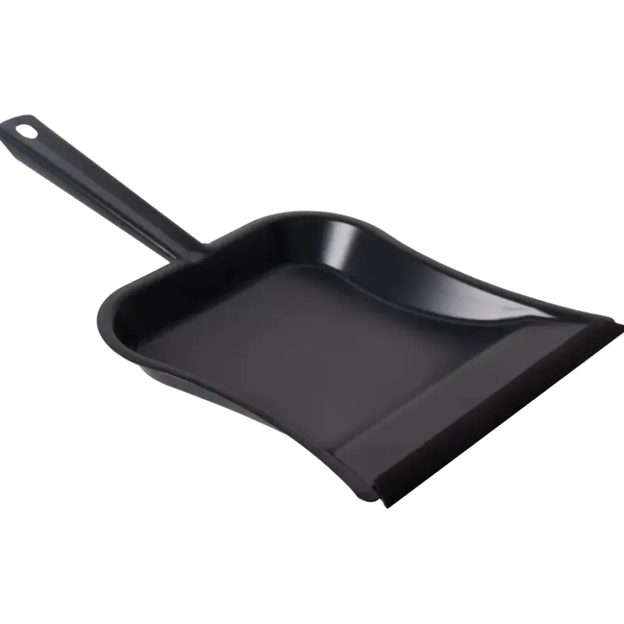 Stofblik metaal met steel 30 x 25 cm
