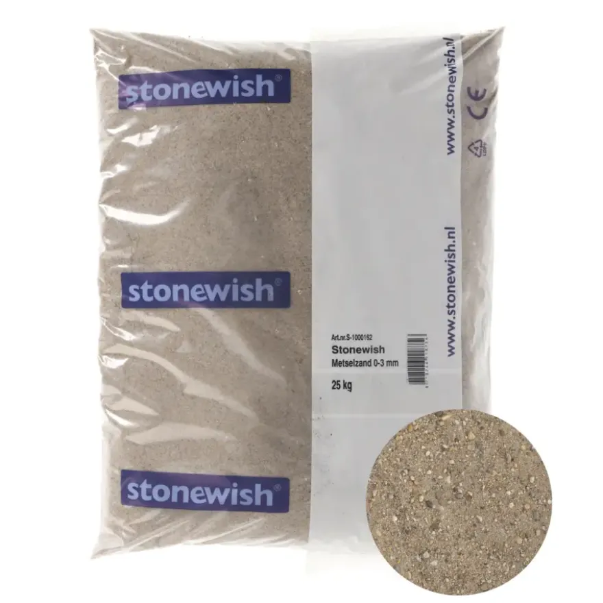 Stonewish metselzand 0-3 mm 25 kg
