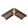 Stonewish Ultra Drain L-rooster corten recht patroon