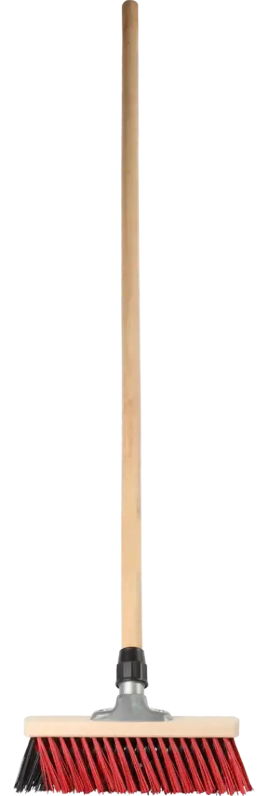 Straatbezem 30 cm met steel 140 cm