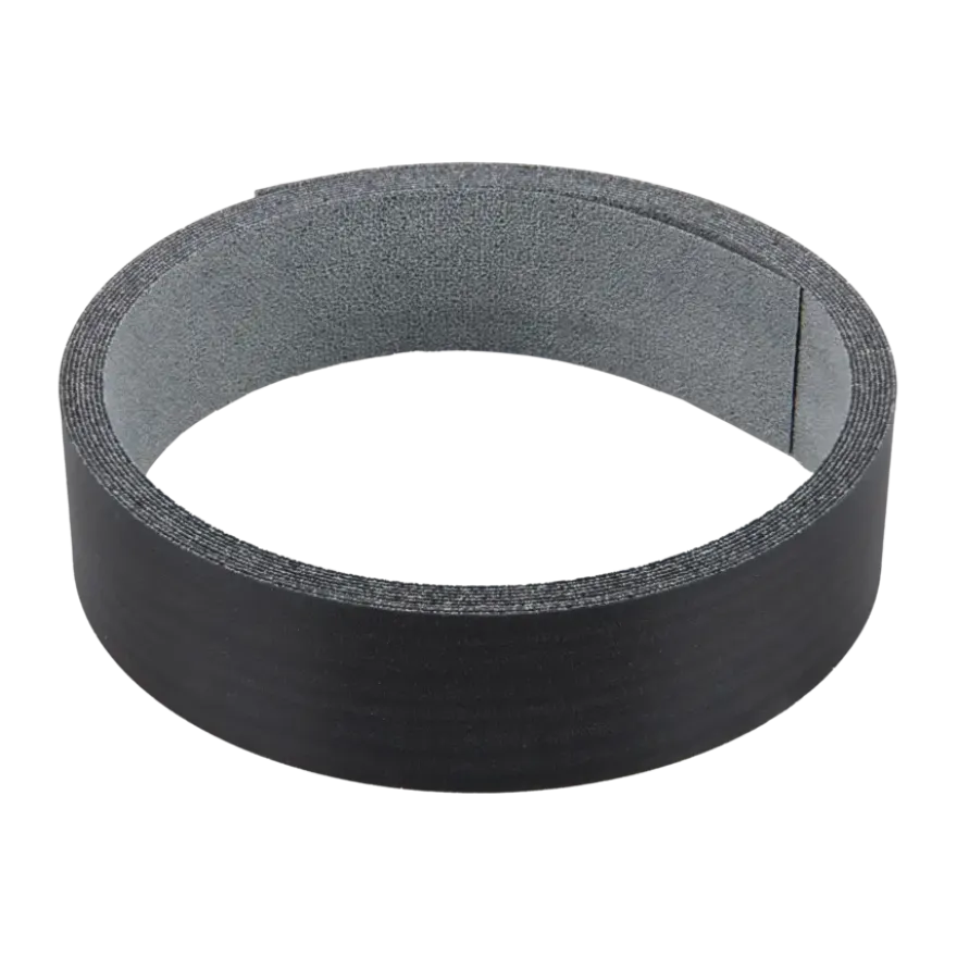 Strijkband antraciet essen 23 mm 2,5 m