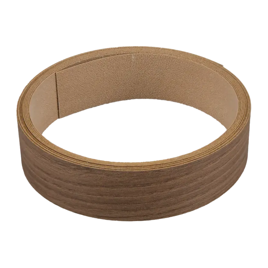 Strijkband bruin eiken 23 mm 2,5 meter
