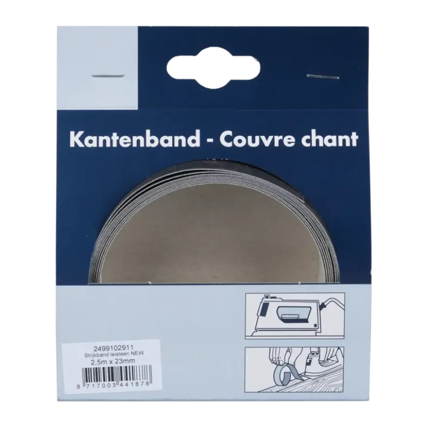 Strijkband leisteen 23 mm 2,5 meter