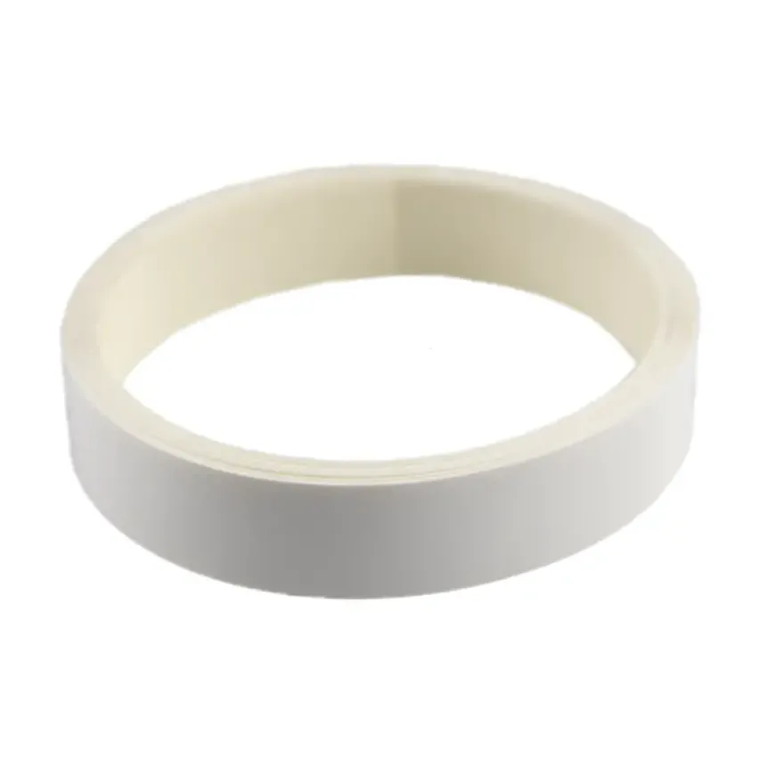 Strijkband rechtkant wit 23 mm (rol 2,5 m)