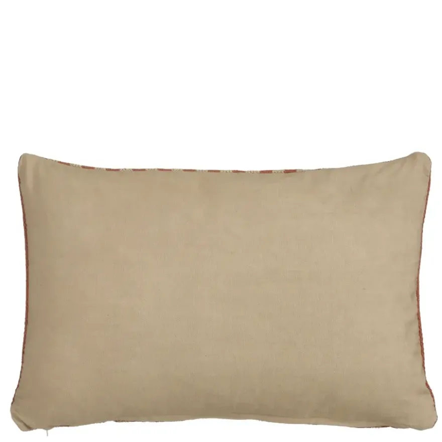 Stripes kussen l.bruin - l55xb35xh10cm