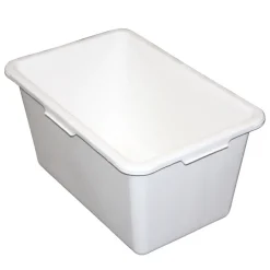 Stuckuip rechthoekig 45 liter wit