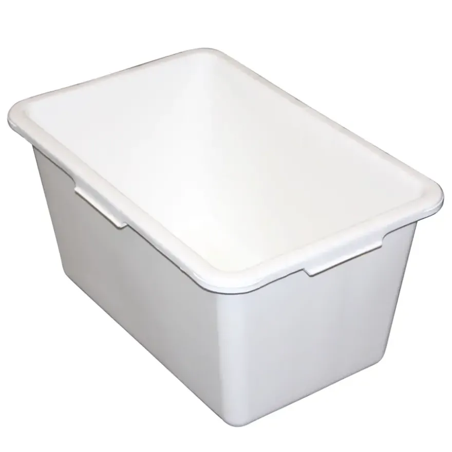 Stuckuip rechthoekig 45 liter wit