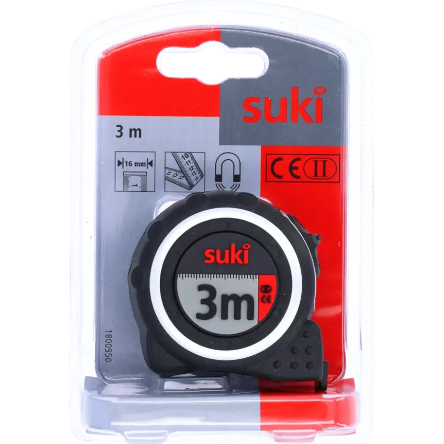 Suki rolbandmaat 3m dubbel bedrukt