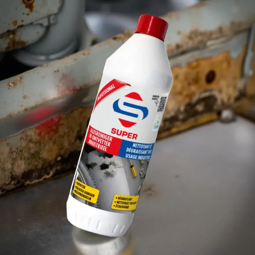 SUPER allesreiniger en ontvetter industrieel 1l ecolabel