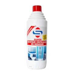 SUPER sanitair ontkalker en reiniger gel 1 L
