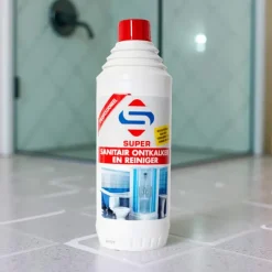 SUPER sanitair ontkalker en reiniger gel 1 L