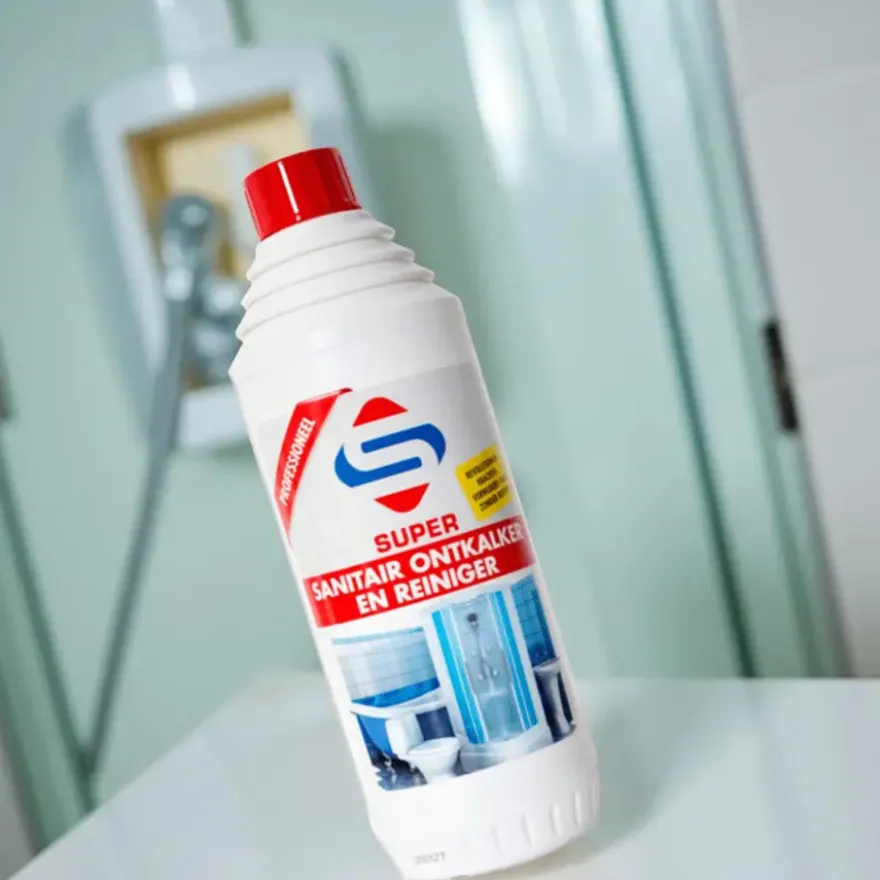 SUPER sanitair ontkalker en reiniger gel 1 L