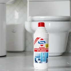 SUPER sanitair ontkalker en reiniger gel 1 L