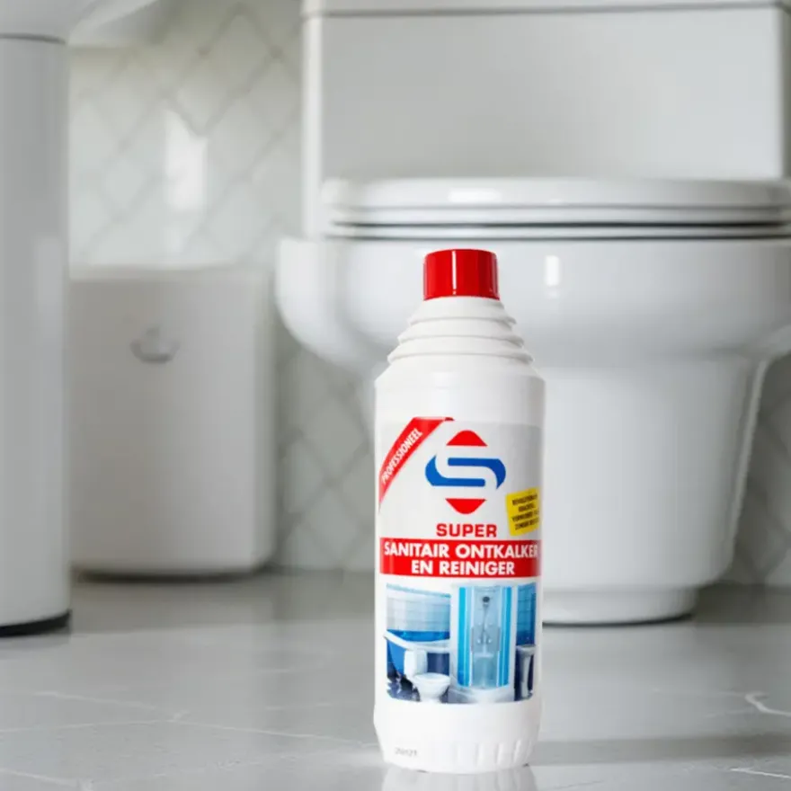 SUPER sanitair ontkalker en reiniger gel 1 L