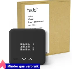 Tado Additionele Slimme Thermostaat Multi zone (uitbreiding) Zwart