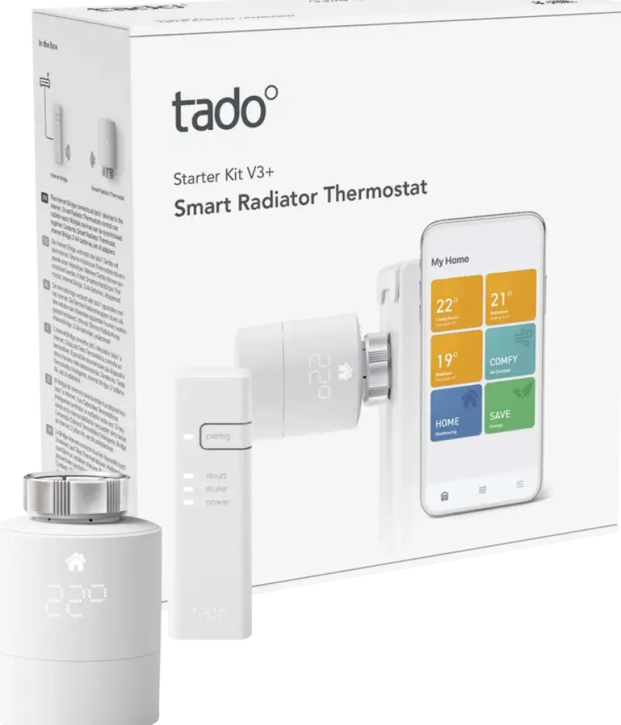 Tado Slimme Radiatorknop Starterkit V3+