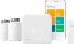 Tado Starters Kit Thermostaat V3+ Bedraad Inclusief 2 Slimme Radiatorknoppen