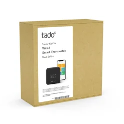 Tado Starters Kit Thermostaat V3+ Bedraad Zwart
