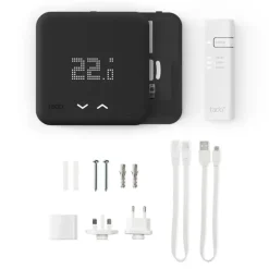 Tado Starters Kit Thermostaat V3+ Bedraad Zwart