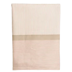 Tafelkleed streep roze 250 x 140 cm