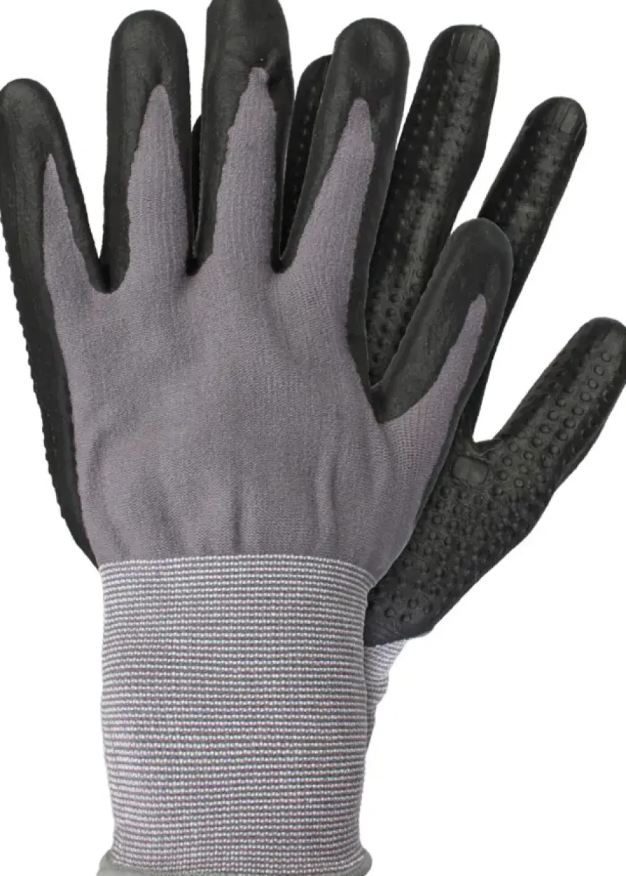 Talen Tools professionele werkhandschoenen zwart XL