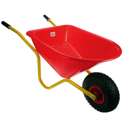 Talen Tools kinderkruiwagen rood kunststof 60 x 43 cm