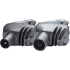 Technetix coax connector haaks male/female