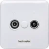 Technetix wandcontactdoos TRAS-2000 Radio / TV (Ziggo gecertificeerd)