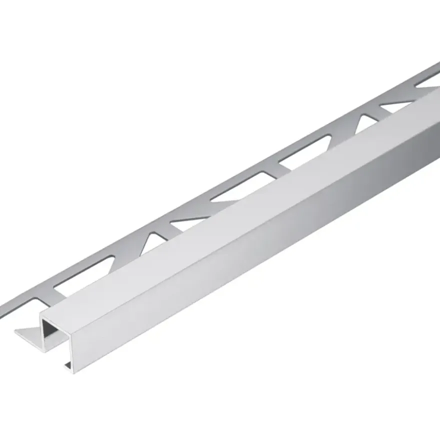 Tegelprofiel blok aluminium zilver 11 mm 300 cm