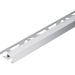 Tegelprofiel blok aluminium zilver 9 mm 300 cm