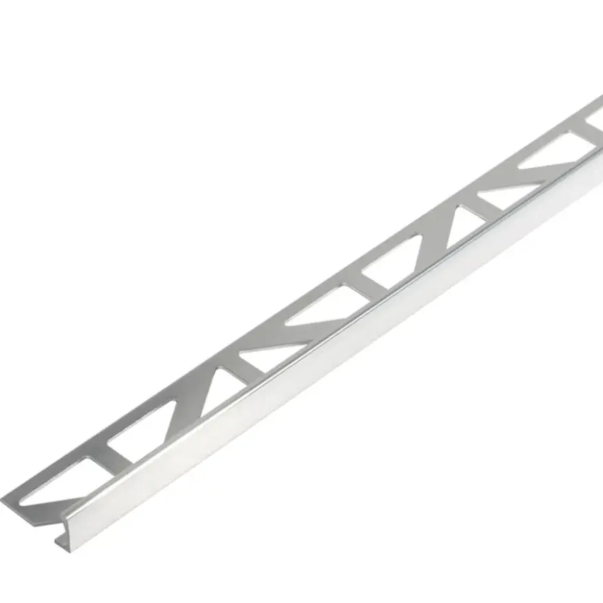 Tegelprofiel haaks aluminium zilver 8 mm 300 cm