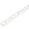 Tegelprofiel haaks aluminium wit 10 mm 300 cm