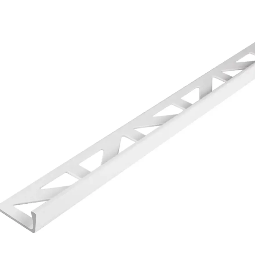Tegelprofiel haaks PVC wit 8 mm 300 cm