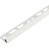 Tegelprofiel kwartrond PVC wit 12,5 mm 300 cm