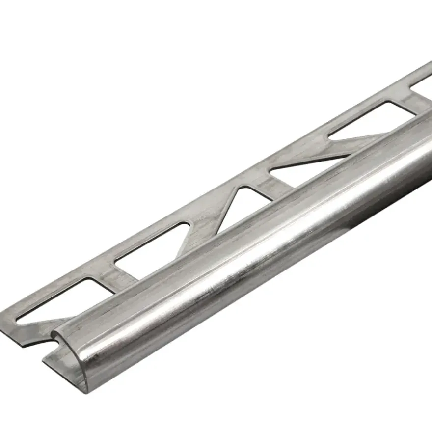 Tegelprofiel kwartrond RVS 8 mm 300 cm